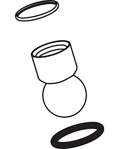 hansgrohe pièce de douche de tête 97331000