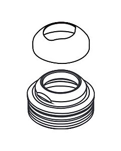 hansgrohe cap Axor Terrano chrome 96394000