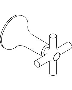 hansgrohe Terrano handle chrome Axor 37293000