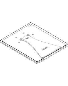 hansgrohe Axor Massaud sortie Axor Massaud 3 trous 98700000 mitigeur lavabo mur chromé