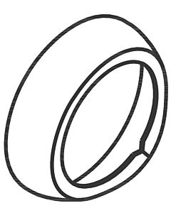 hansgrohe Rosette Axor Citterio Spültischmischer 98603800 steel rot/blau bedruckt