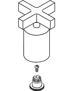 hansgrohe Kreuzgriff Axor Citterio 2-L.Armatur 39392000 Wannenrand Ab-/Umstellung chrom