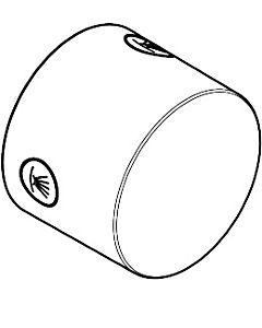 hansgrohe Griff Axor Massaud Quattro/Trio chrom 18095000