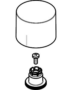 hansgrohe handle Axor Massaud shut-off valve 18994000 chrome