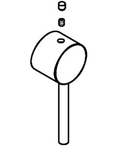 hansgrohe handle Axor Massaud bath mixer 18493000 floor mounting chrome