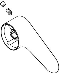 hansgrohe Griff Axor Citterio M Wannenmischer/ 34094000 Brausenmischer Aufputz chrom