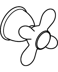 hansgrohe Axor Carlton croisée match0 17293000 pour vanne d’ chromé