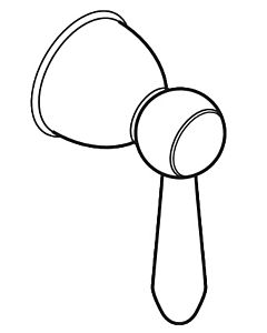 hansgrohe poignée à levier Axor Carlton 17294150 pour valve chromé / bois