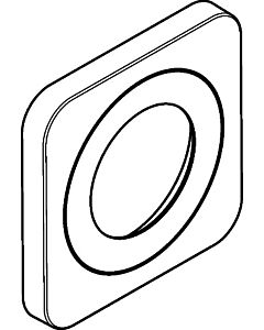 hansgrohe Mitigeur lavabo Rosette f.Griff UP 98959000 Axor Citterio M chromé