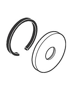 hansgrohe Rosette Axor Starck 2-handle chromé 96499000