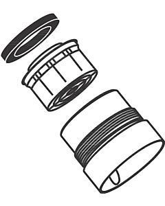 hansgrohe Luftsprudler komplett Axor Starck 96296000 chrom