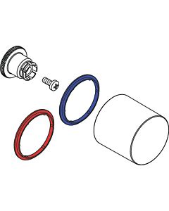 hansgrohe Griff Axor Massaud 4-Loch Armatur 18098000 chrom