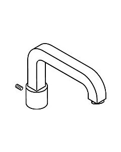 hansgrohe Ausl Axor Citterio 4L bras-WA. 98718000 chromé baignoire