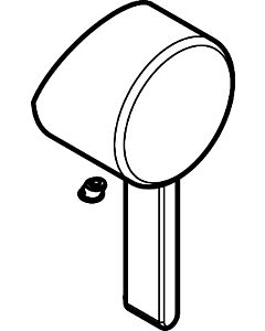 poignée hansgrohe Axor Steel 35093800