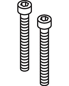 hansgrohe culasse M5 x 45 mm DIN 912 97769000 Filetage jusqu&#39;à la tête