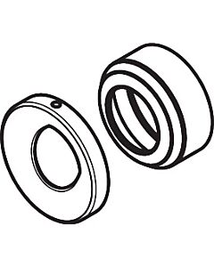 hansgrohe rosette Axor Massaud washstand- 98650000 mixer chrome