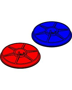 hansgrohe red and blue Axor Massaud 98660000 3-hole Axor Massaud mixer