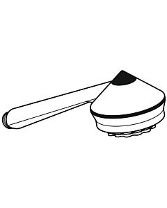 hansgrohe main douche 1901 blanc / or m.Quiclean 28901490 optique