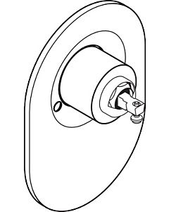 hansgrohe Umrüstset 96384000 Unterputz chrom, Kugel auf M3 Brausenmischer