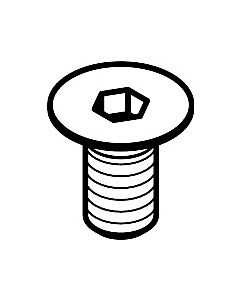 hansgrohe countersunk hansgrohe M6 x 12 92137000 DIN 7991-A2