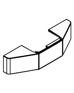 Cache-tuyau de douche Hansgrohe 92142000 chromé