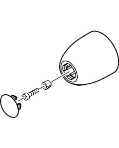 hansgrohe Griff Ecostat 1001 T42 chrom 97162000