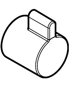 hansgrohe poignée HG Ecostat S garniture de thermostat 92281000 obturation dissimulée u. Inverseur chromé