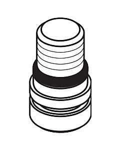 hansgrohe bouchon chromé 92313000