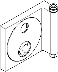 hansgrohe Rosette Raindance Showerpipe UP chromé 95479000