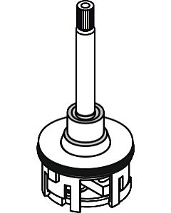 hansgrohe insert complete 2 hole 92371000 Bath rim thermostat
