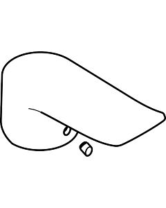 hansgrohe poignée Metris WTM 230 chromé 95761000 chromé