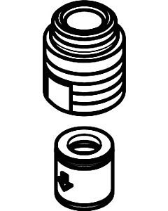 hansgrohe hose connection chrome 96044000