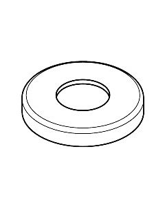 hansgrohe rosette shut-off valve chrome 31098000