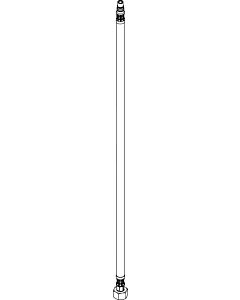 hansgrohe pressure hose DN 6 screw 3/8&quot;600 mm 96556000