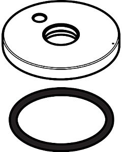 hansgrohe Rosette für Auslauf Metropol S 3-Loch 97505990 Bidet-/Waschtischarmatur gold optik