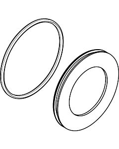 hansgrohe Blende Axor Uno Waschtischmischer 96912000 Unterputz chrom