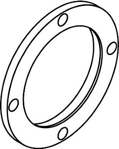 hansgrohe Spannmutter Axor Uno 2-L. WT-Arm. 97601000 Wandmontage Fertigset