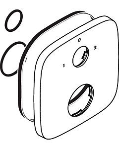 hansgrohe Rosette PuraVida Thermostat UP 95662000 Ab-/Umstellventil 155/155mm chrom