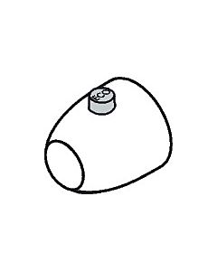 hansgrohe Ecostat shut-off handle 96228430 06/99 red