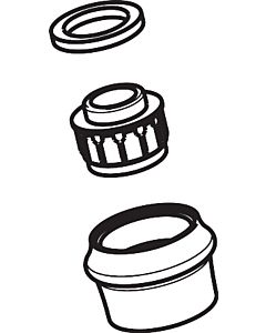 hansgrohe Luftfsprudler Axor Montreux 3-Loch 98583820 Waschtischarmatur Wand brushed nickel