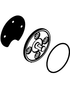 hansgrohe flange Croma 100 Reno 95687000 Inversa Raindance Showerpipe