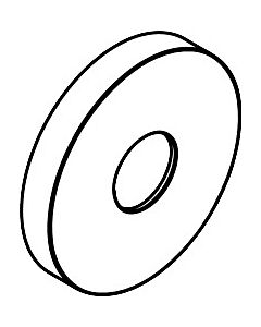 hansgrohe Rosette Croma 100 Reno Raindance 95691000 Conncect Showerp 80mm chrom