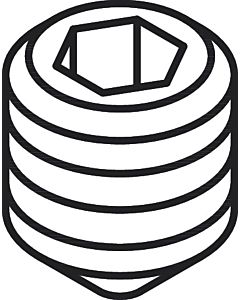 hansgrohe M6 x 8 DIN 916 97810000