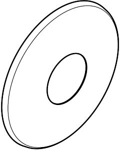 hansgrohe Hahnrosette DN 15 chrom 97734000