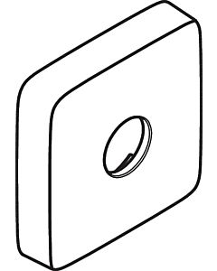 hansgrohe rosette Raindance f.head shower with 95515000 shower arm chrome