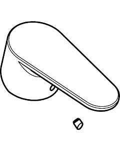 poignée hansgrohe chromé Focus colonne pilier match1 95847000