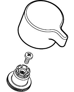 hansgrohe handle pillar valve chrome labeled 98618000