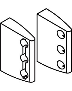 hansgrohe railing hansgrohe match1 Pharo panel 96670450 Exclusive ML10 / M10 white