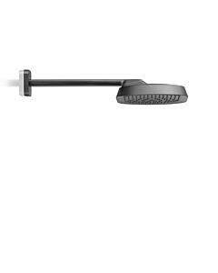 Douche de tête Hansgrohe Axor ShowerSphere 39749340 370 x 220 mm, avec bras de douche, 1 jet, chrome noir brossé
