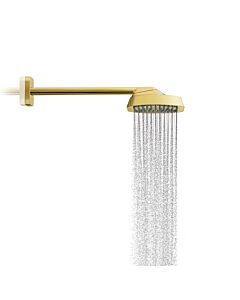 hansgrohe Axor ShowerSphere Kopfbrause 39754990 250x160mm, mit Brausearm, 1jet, 10,5 l/min, polished gold optic